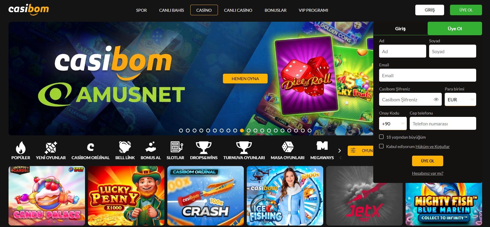 Slot oyunlarında şansını dene